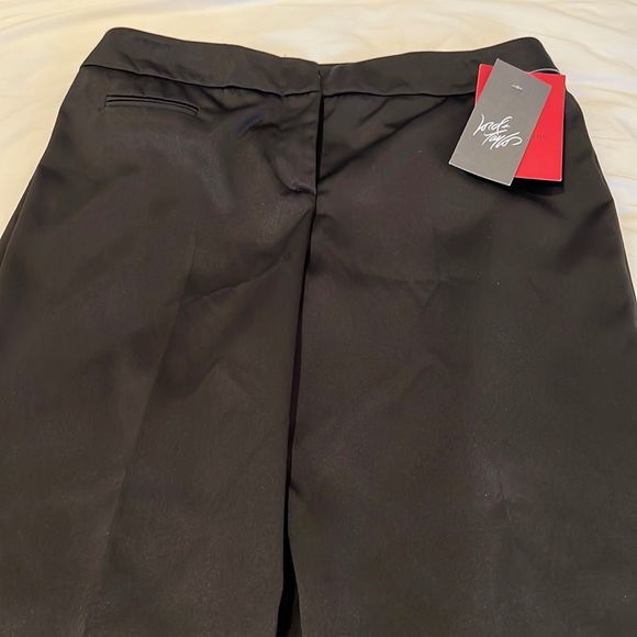Black satin trousers. NWT. Size 12. Classic - Picture 4 of 6